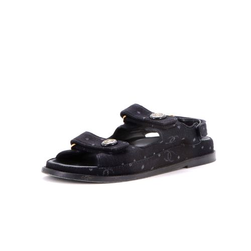 Women's Velcro Dad Sandals Printed Denim