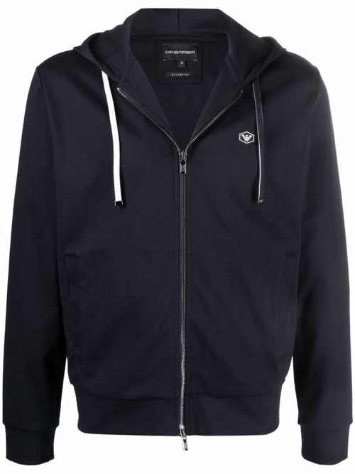 Navy Blue Hood Sweatshirt