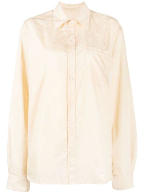 All-over logo-print shirt