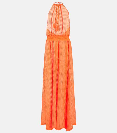 Melissa Odabash Maeva halter-neck maxi dress