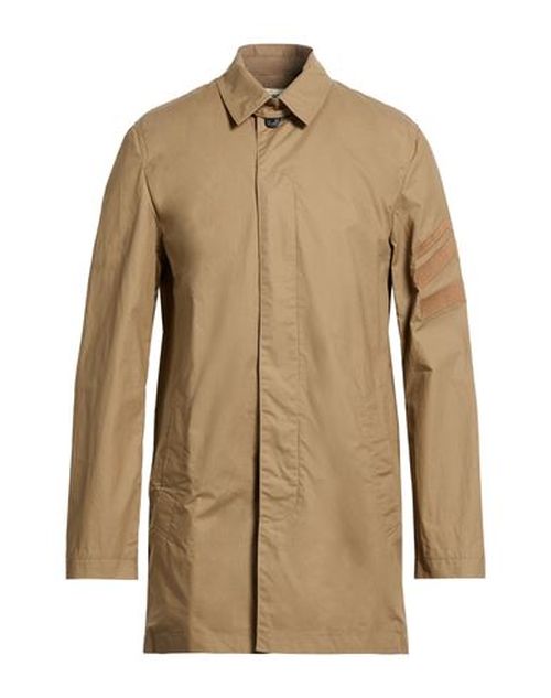 Man Overcoat & Trench Coat Khaki Size 40 Cotton