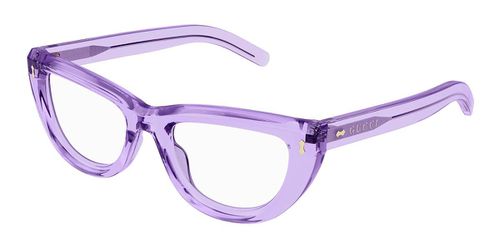 Gucci GG1521O 004 Women’s Eyeglasses Purple  51 - Blue Light Block Available