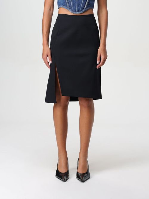 Skirt Woman color Black