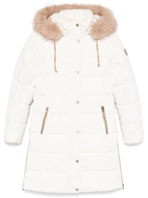 Padded coat - White