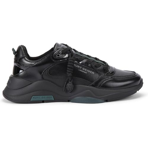 Kurt Geiger London Mens Leather Royston Sneaker Sneakers - Black
