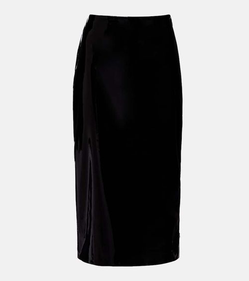 Samantha coated pencil skirt
