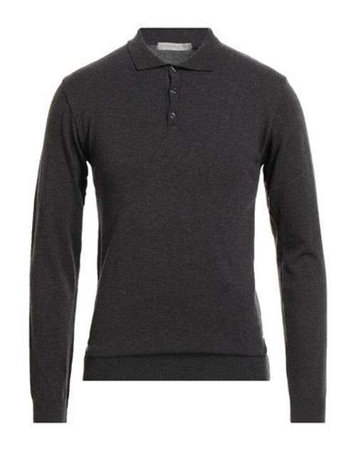 Man Sweater Charcoal Size L Polyacrylic, Merino Wool, Polyamide, Elastane
