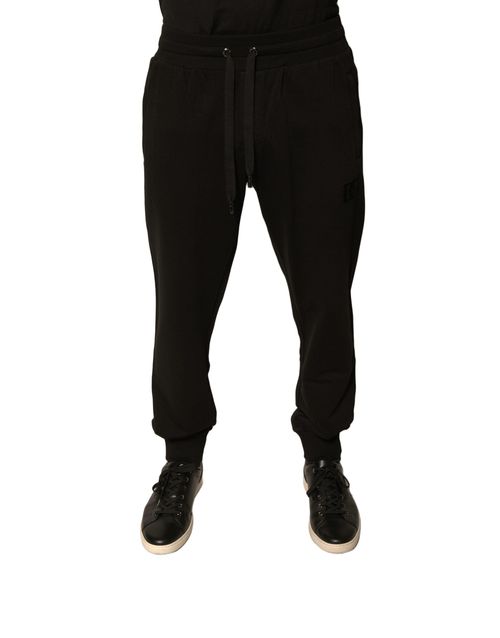 Cotton Joggers — Black