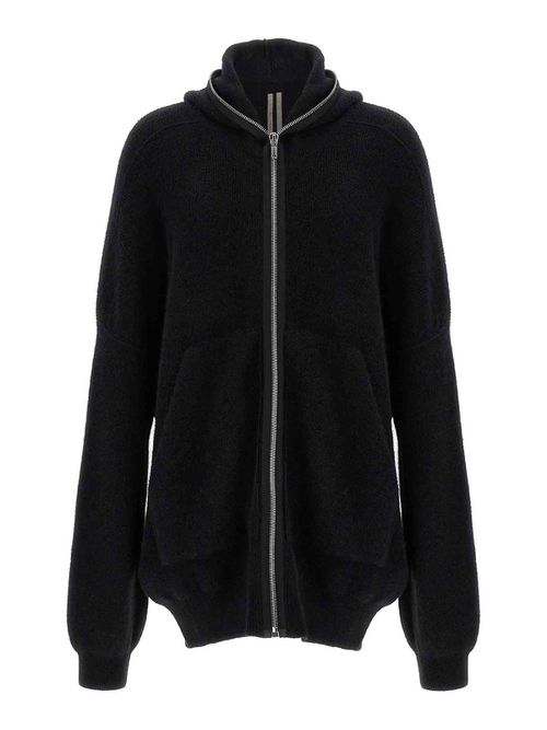 Hooded Wool Cardigan