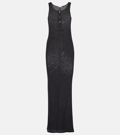 Knitted cotton maxi dress