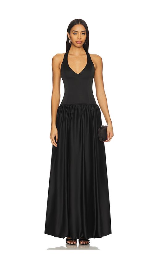 Show Me Your Mumu Eliza Maxi Dress in Black. S. Also in