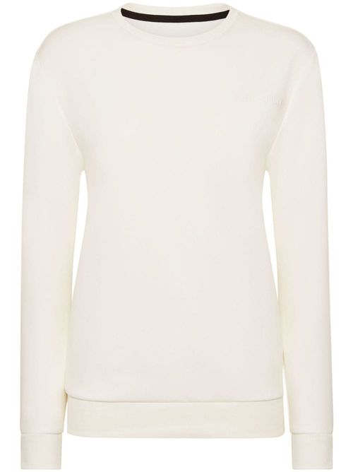 Logo-embroidered sweatshirt - White