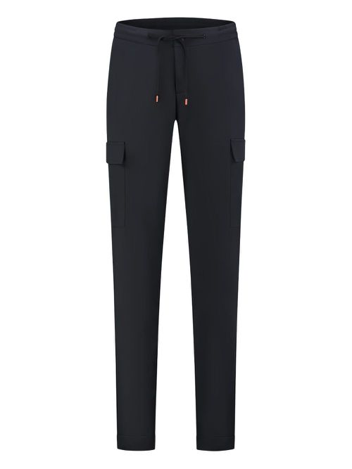 Drawstring-waist trousers - Blue