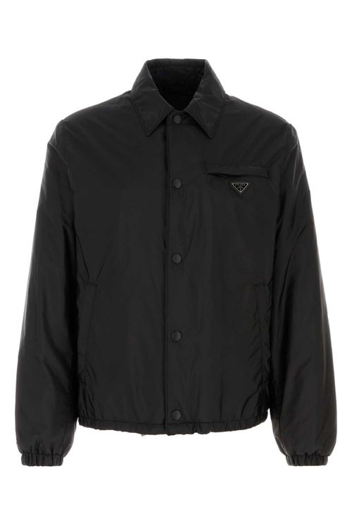 Re-Nylon Padded Down Jacket — Black
