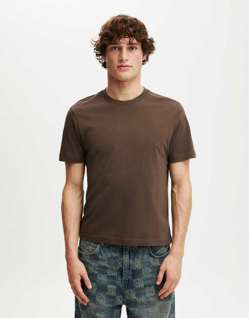 Classic fit t-shirt in ashen brown