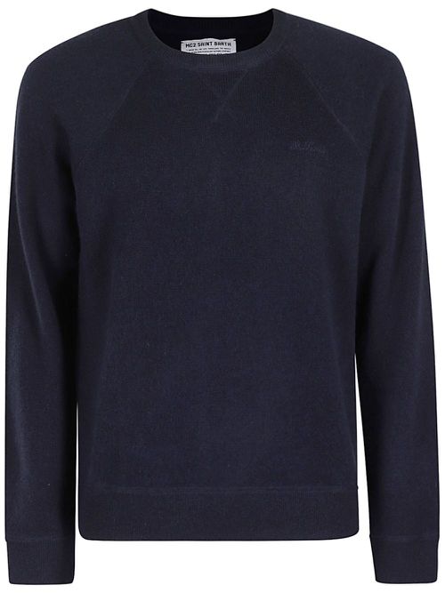 Embroidered sweater - Blue