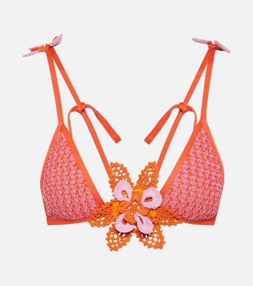Chiara cotton-blend bralette