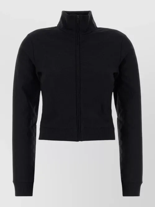 Gucci - gg jacquard sweatshirt high collar design