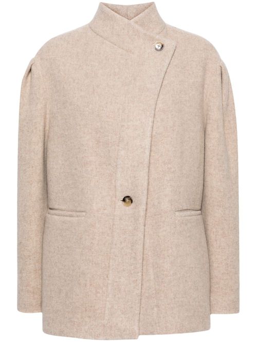 Jabadi wool-blend jacket - Brown