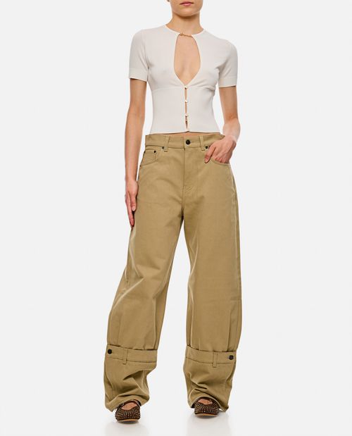 Le Haut Pralu Cut-out Short Sleeves Cardigan