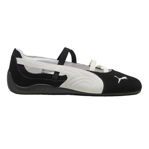 PUMA Speedcat Ballet Suede Womens Lifestyle Shoes (Black/White/Black)