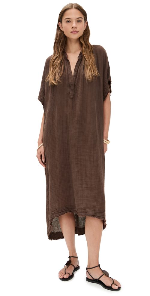 Tunisia Dress Chocolate One Size