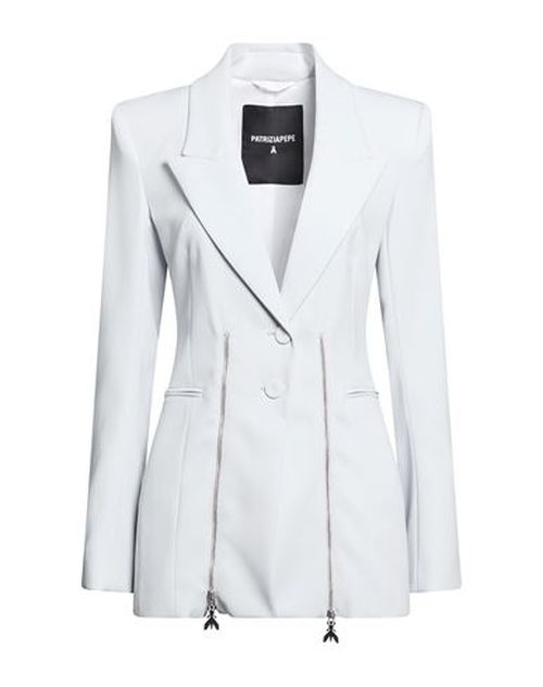 Woman Blazer Light grey Size 6 Polyester, Elastane