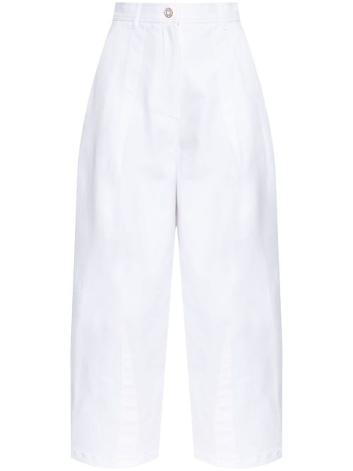 White Mina trousers