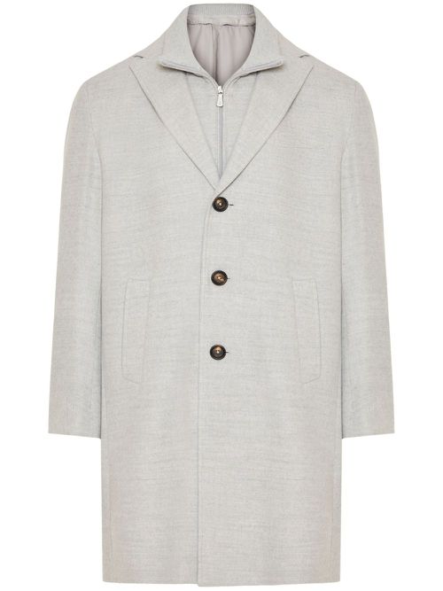 Layered coat - Grey