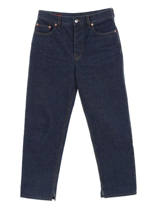 Gucci Pre-Owned 2010s logo-patch jeans - Blue