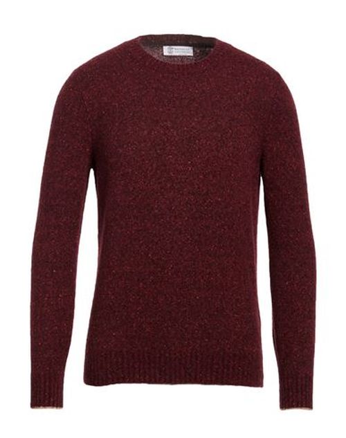 Man Sweater Brick Size 40 Alpaca wool, Synthetic fibers, Wool, Silk, Cotton