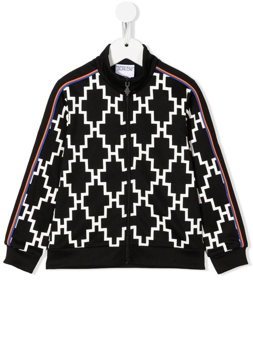Logo-print bomber jacket - Black