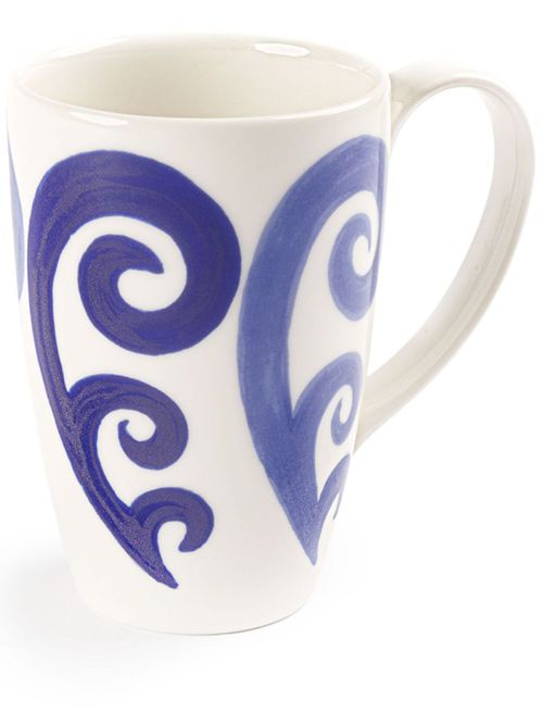 Athenee Peacock mug - White