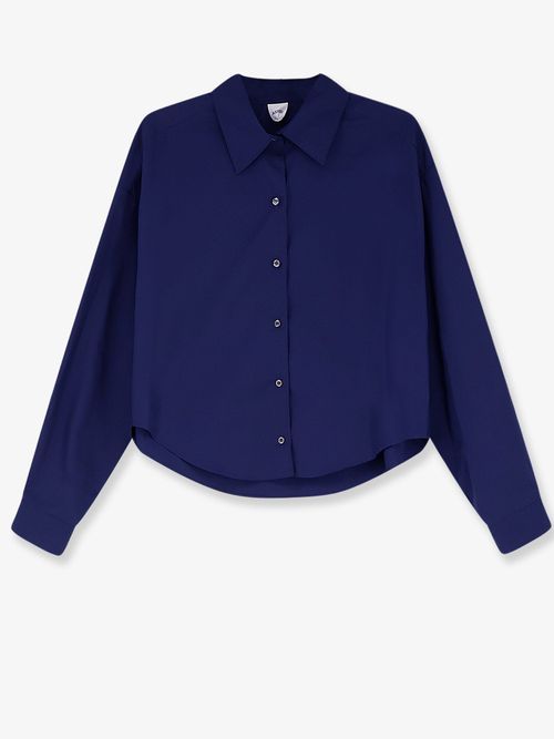 Cotton Shirt — Navy