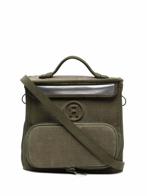 Mini logo embossed backpack - Green