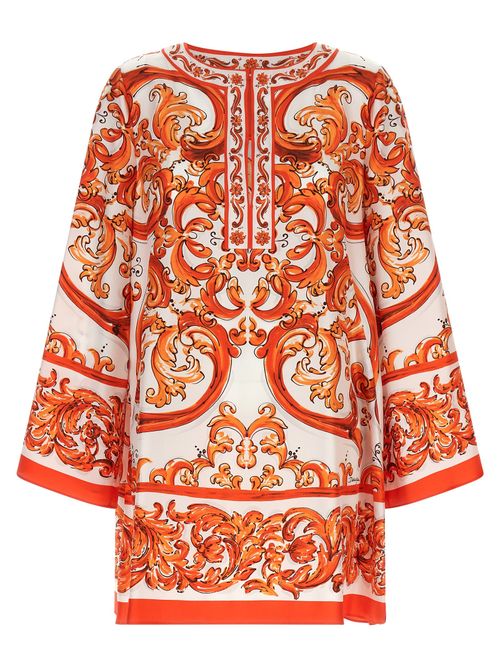 Maiolica Dress — Orange