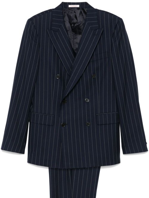 Pinstripe suit - Blue