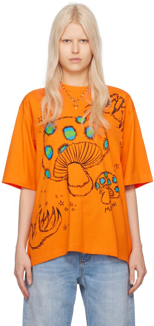 Marni SSENSE Exclusive Orange T-Shirt
