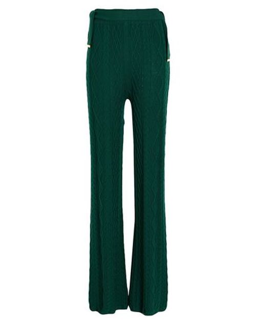 Woman Pants Green Size 8 Wool
