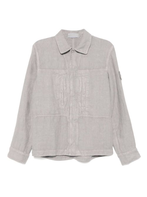 Stone Island linen shirt - Grey