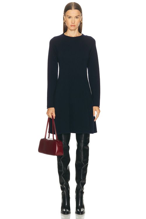 Lisa Yang Didih Dress in Navy