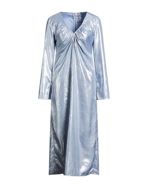 Pièce. Woman Midi dress Sky blue Size 6 Acetate, Viscose