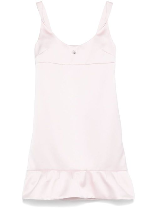 4G satin mini dress - Pink