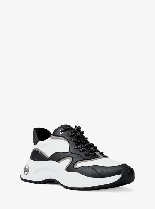 Levie Mixed-Media Trainer in Black - size 10