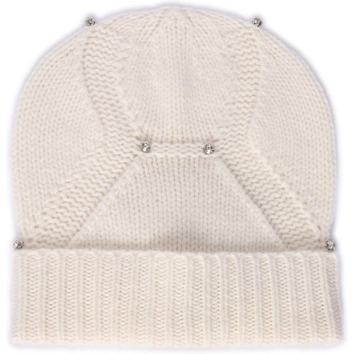 Kangra Cashmere Cappello Losanghe Ricamo Caboucon