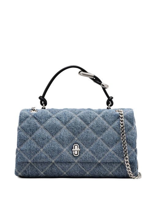 Marc Jacobs The Quilted denim shoulder bag - Blue