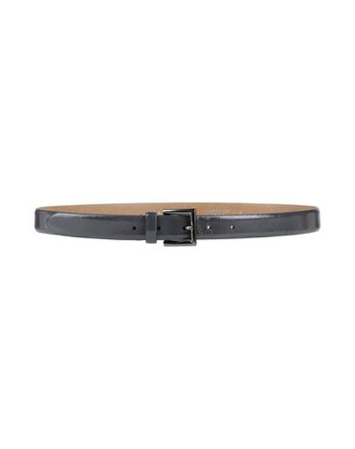 Caractère Woman Belt Grey Size S Leather