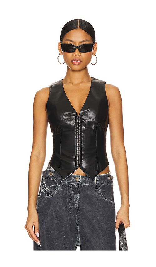 Camila Coelho WESTE ROZ in Black. Größe XS. Also in M