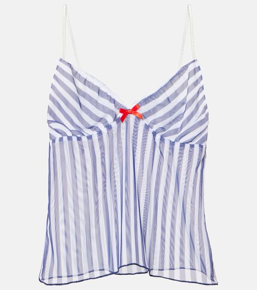 Solay striped crop top