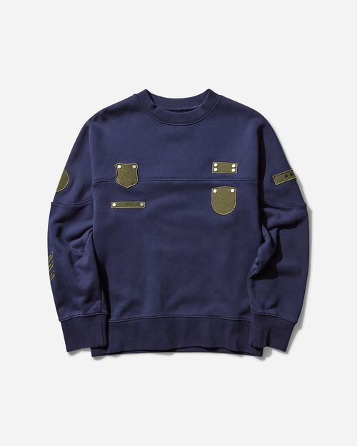 Men s Patched Sweatshirt Navy